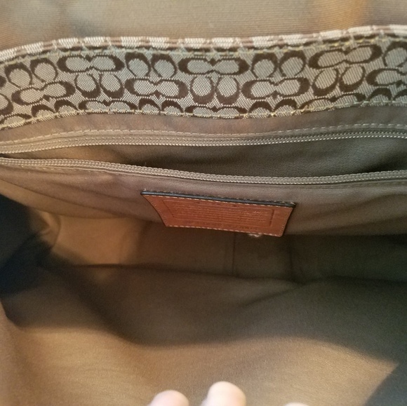 EUC Coach Signature Laptop bag - Picture 3 of 8